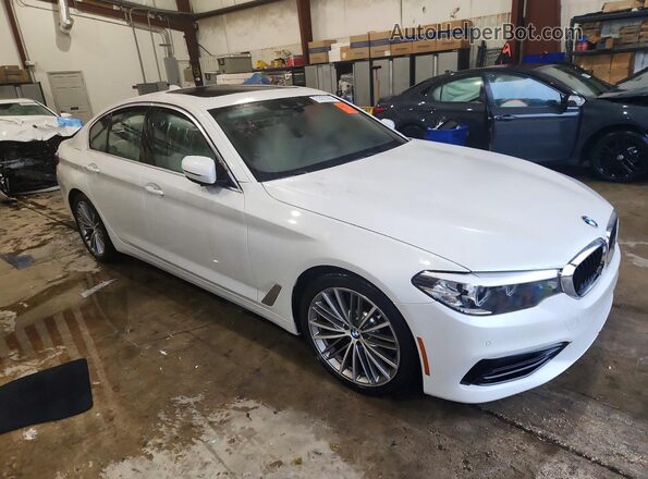 WBAJR3C0XLWW55062 2020 BMW 5 SERIES Белый Передняя правая четверть