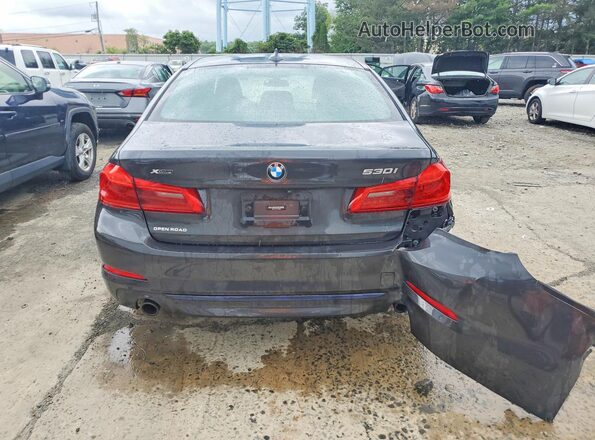 WBAJR7C01LCD69984 2020 BMW 5 SERIES Черный Вид сзади