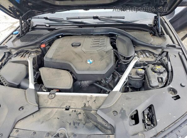 WBAJR7C01LCD69984 2020 BMW 5 SERIES Черный Вид задней части салона