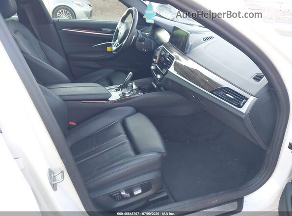 WBAJR7C04LWW77713 2020 BMW 5 SERIES White Вид салону спереду