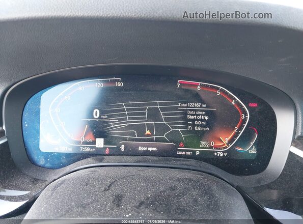 WBAJR7C04LWW77713 2020 BMW 5 SERIES White Вид задніх сидінь