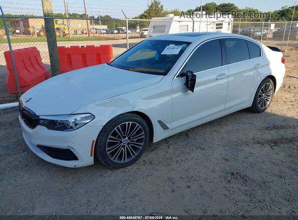 WBAJR7C04LWW77713 2020 BMW 5 SERIES White Передня ліва чверть