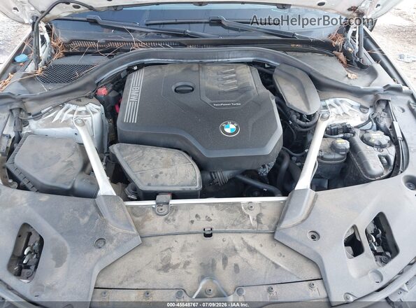 WBAJR7C04LWW77713 2020 BMW 5 SERIES White Вид ззаду
