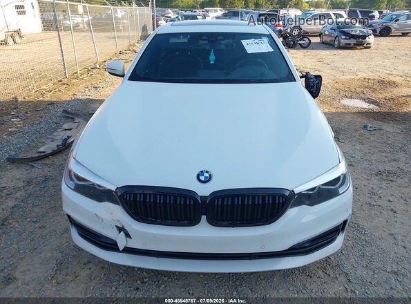 WBAJR7C04LWW77713 2020 BMW 5 SERIES White Вид щитка приладів