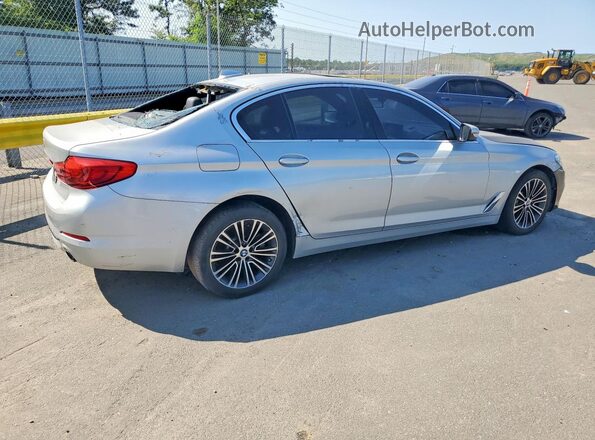 WBAJR7C05LWW65201 2020 BMW 5 SERIES Silver Задня права чверть