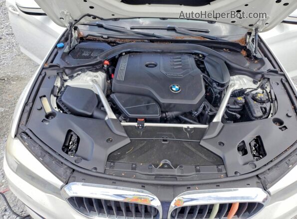 WBAJR7C06LCD09165 2020 BMW 5 SERIES White Вид задньої частини салону