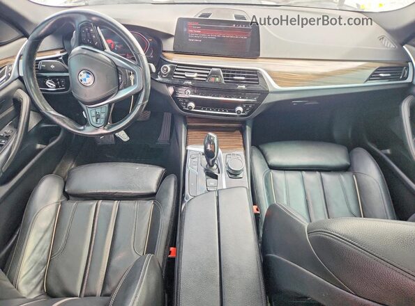 WBAJR7C06LCD09165 2020 BMW 5 SERIES White Вид панелі приладів