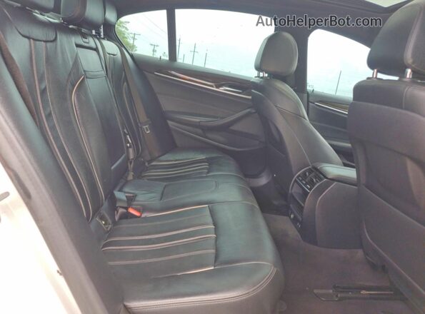 WBAJR7C06LCD09165 2020 BMW 5 SERIES White Вид задніх сидінь