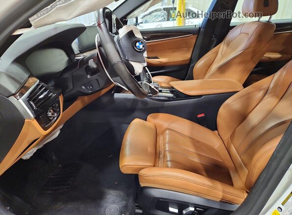 WBAJR7C06LCD65137 2020 BMW 5 SERIES White Front interior view