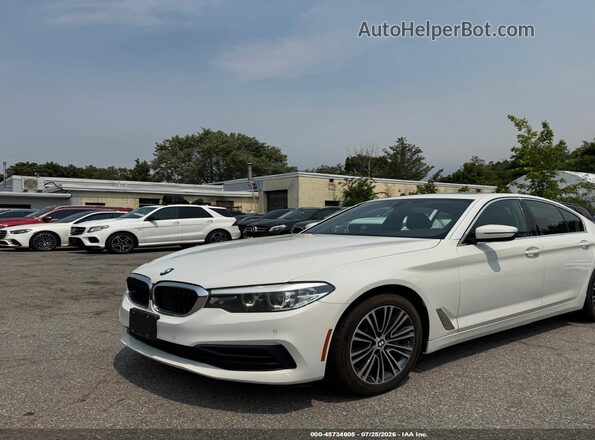WBAJR7C07LCD10180 2020 BMW 5 SERIES Белый Передняя левая четверть