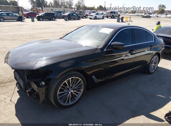 WBAJS1C00LWW84496 2020 BMW 5 SERIES Черный Передняя левая четверть