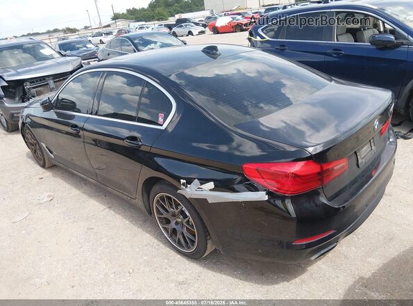 WBAJS1C03LCD87288 2020 BMW 5 SERIES Black Rear left