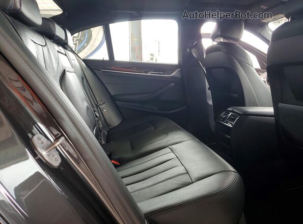 WBAJS1C06LCD78973 2020 BMW 5 SERIES Charcoal Rear seats view