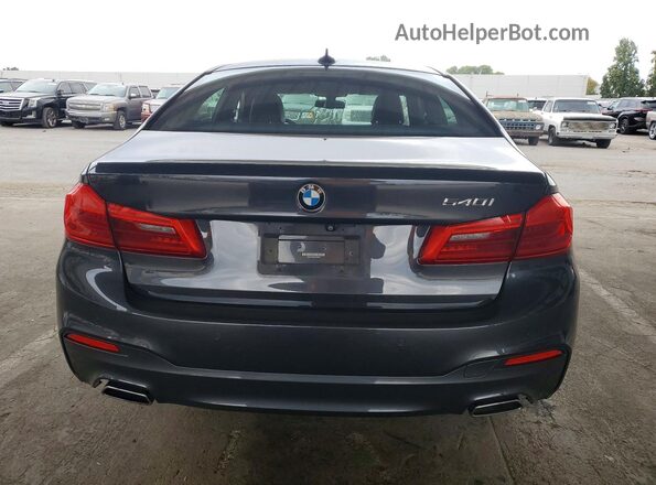 WBAJS1C06LCD78973 2020 BMW 5 SERIES Charcoal Rear view