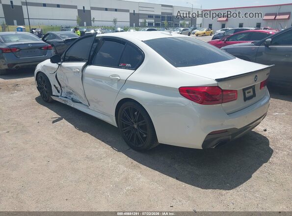 WBAJS1C06LCE02740 2020 BMW 5 SERIES White Հետևի ձախ