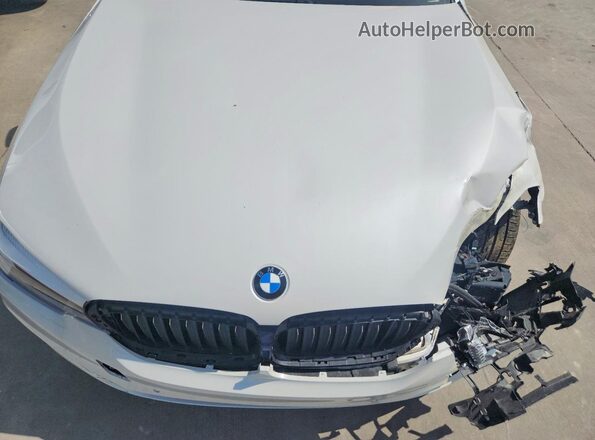 WBAJS1C07LWW69476 2020 BMW 5 SERIES Белый Вид задней части салона