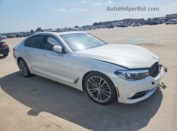 WBAJS1C07LWW69476 2020 BMW 5 SERIES Белый Передняя правая четверть