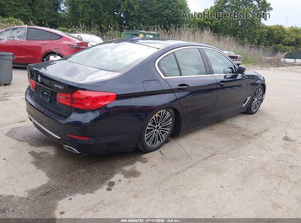 WBAJS3C04LWW65624 2020 BMW 5 SERIES Blue Задня права чверть