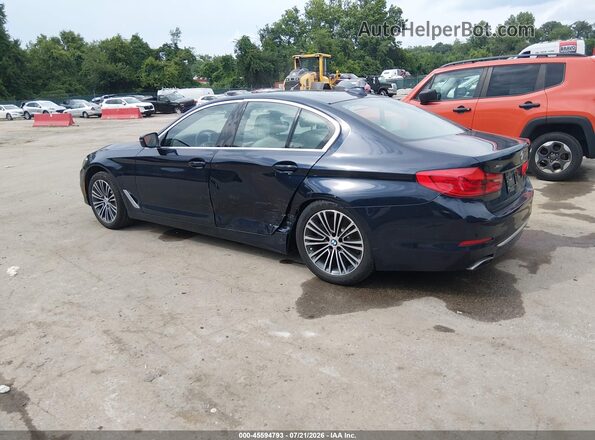 WBAJS3C04LWW65624 2020 BMW 5 SERIES Blue Задня ліва чверть