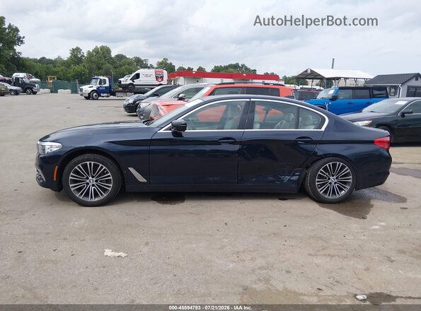 WBAJS3C04LWW65624 2020 BMW 5 SERIES Blue Панорамний вид салону 360°
