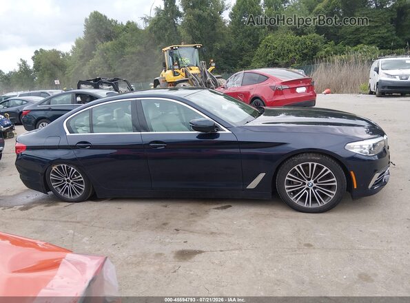 WBAJS3C04LWW65624 2020 BMW 5 SERIES Blue Вид задньої частини салону