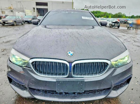 WBAJS3C06LCE19646 2020 BMW 5 SERIES Gray Դիմացի տեսք