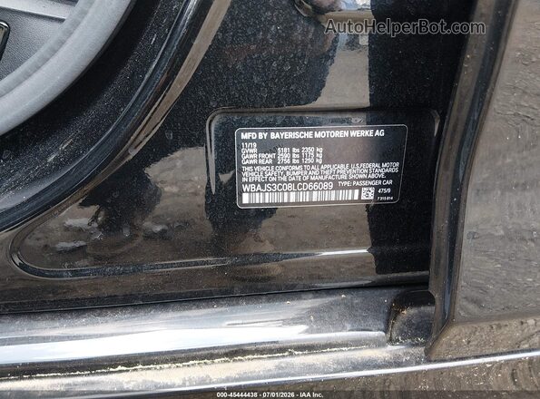 WBAJS3C08LCD66089 2020 BMW 5 SERIES Черный Вид подкапотного пространства