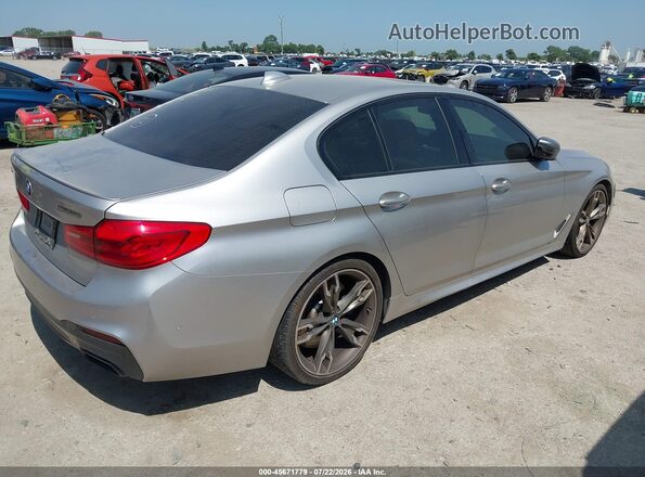 WBAJS7C03LCD45481 2020 BMW 5 SERIES Silver უკანა მარჯვენა