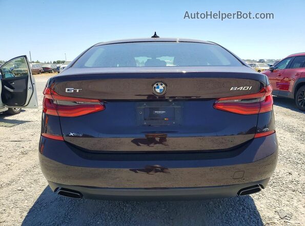 WBAJV6C54JBK07879 2018 BMW 6 SERIES Brown Rear view