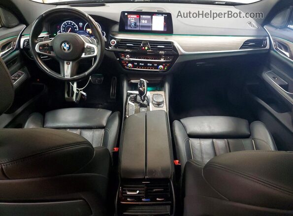 WBAJV6C54KBK08676 2019 BMW 6 SERIES Gray Առջևի վահանակի տեսք