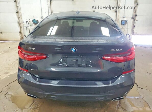 WBAJV6C54KBK08676 2019 BMW 6 SERIES Gray Հետևի տեսք