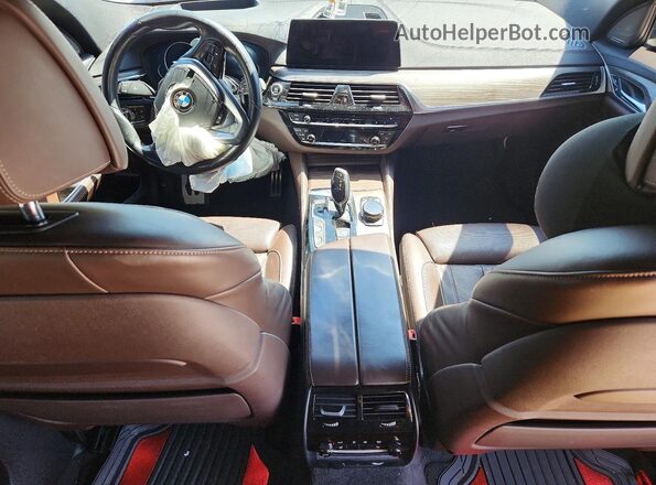 WBAJV6C57JBJ99728 2018 BMW 6 SERIES White Առջևի վահանակի տեսք