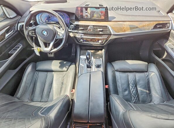 WBAJV6C5XJBJ99819 2018 BMW 6 SERIES White Вид панелі приладів