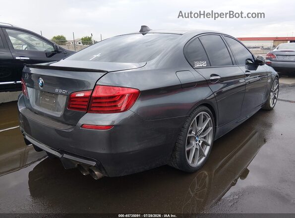 WBAKP9C50GD980569 2016 BMW 5 SERIES Серый Задняя правая четверть