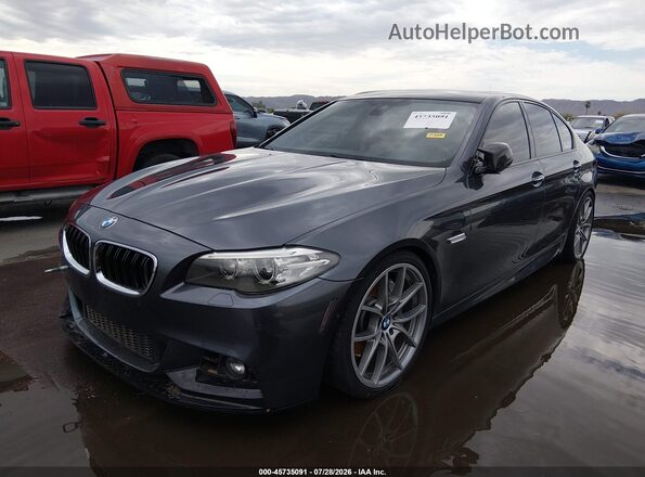 WBAKP9C50GD980569 2016 BMW 5 SERIES Серый Передняя левая четверть