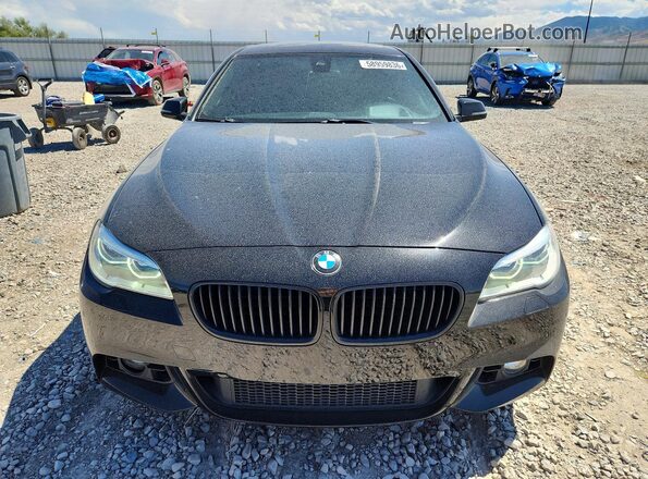 WBAKP9C56GD980933 2016 BMW 5 SERIES Black Vista frontal