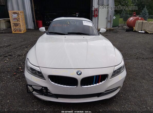 WBALL5C50G5A20304 2016 BMW Z4 White Instrument cluster view