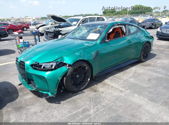 WBS23HK04VCY19331 2027 BMW M4 Green Vista tres cuartos delantera izquierda