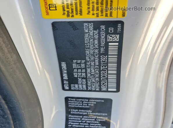 WBS2U7C02L7E11392 2020 BMW M2 Gray Vista del compartimento del motor