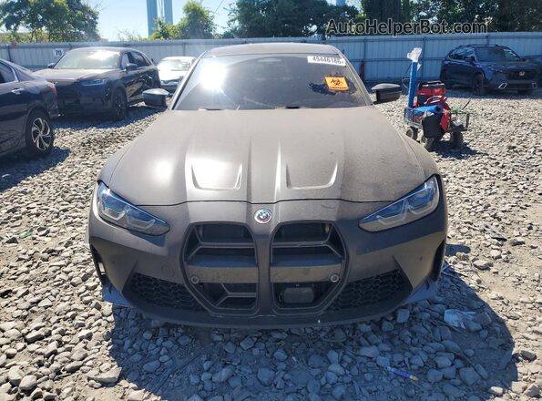 WBS33AY05PFN35386 2023 BMW M3 Серый Вид спереди