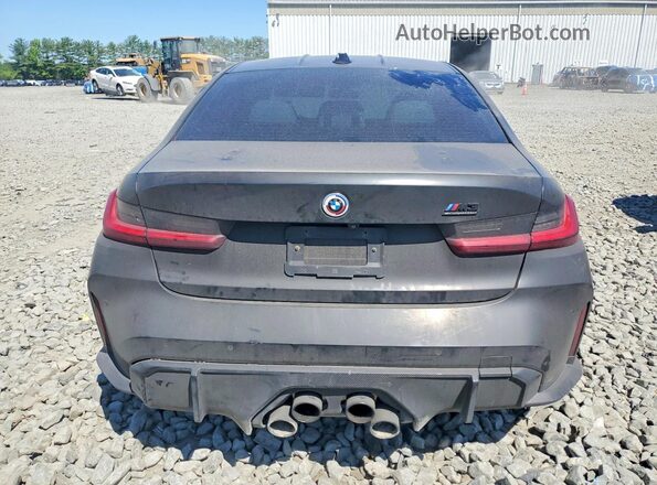 WBS33AY05PFN35386 2023 BMW M3 Серый Вид сзади