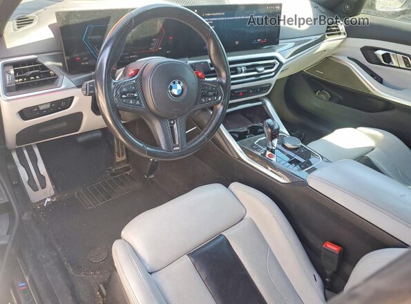 WBS33AY05PFN35386 2023 BMW M3 Серый Вид панели приборов