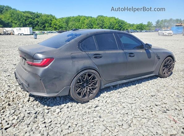 WBS33AY05PFN35386 2023 BMW M3 Серый Задняя правая четверть