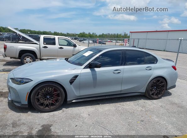 WBS33AY06NFM31308 2022 BMW M3 Серый Панорамный вид салона 360°