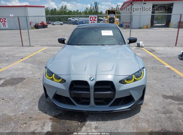 WBS33AY06NFM31308 2022 BMW M3 Серый Вид щитка приборов