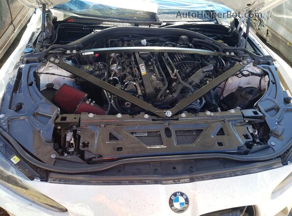 WBS33AZ07MCG63384 2021 BMW M4 Белый Вид задней части салона