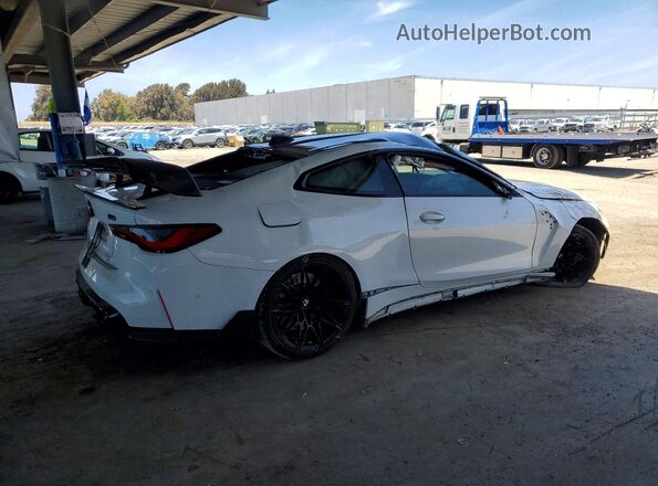 WBS33AZ07MCG63384 2021 BMW M4 Белый Задняя правая четверть