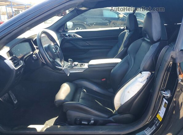 WBS33BA00NCH47307 2022 BMW M4 Черный Вид салона спереди