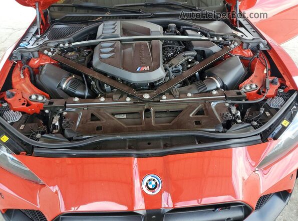 WBS33BA00PCM43846 2023 BMW M4 Red უკანა სალონის ხედი