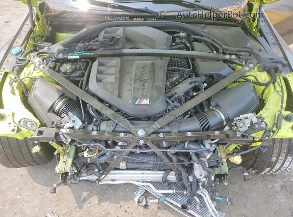 WBS33BA02PCL12269 2023 BMW M4 Green Widok wnętrza z tyłu